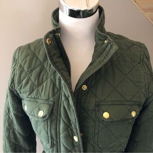 J.Crew Quilted Downtown Field Jacket S